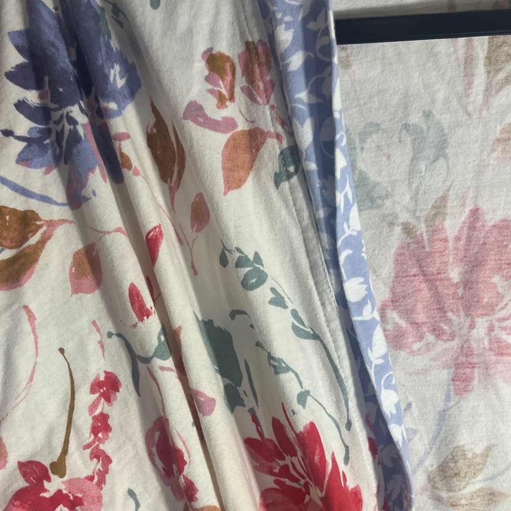 Pact Organic Cotton Staycation Short Robe floral size S cottagecore cozy - Picture 5 of 10